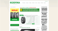 Desktop Screenshot of egzotika.lt
